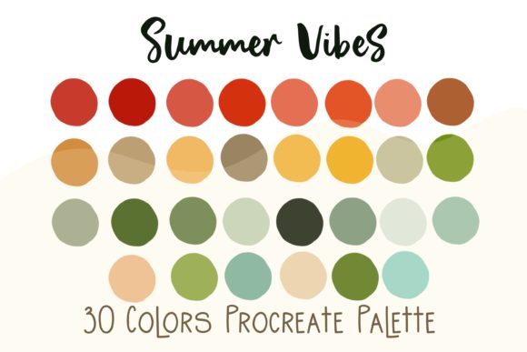 Capture the Season: Using the Summer Vibes Color Palette in Procreate