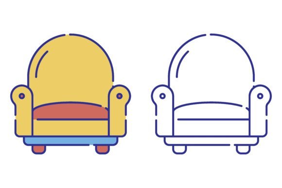 Creating a Warm Brand with Thin Line Stroked Color Icon: Cozy Home