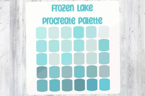 Frozen Lake Procreate Color Palette: A Designer's Guide to Cool Tones
