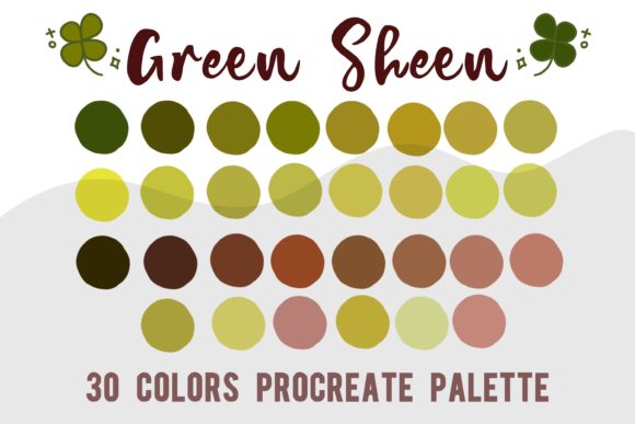 Green Sheen: Your Procreate Palette for Luminous Art