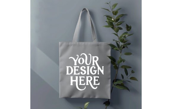 Grey Tote Bag Mockup 13: Your Go-To Template for Realistic Product Shots