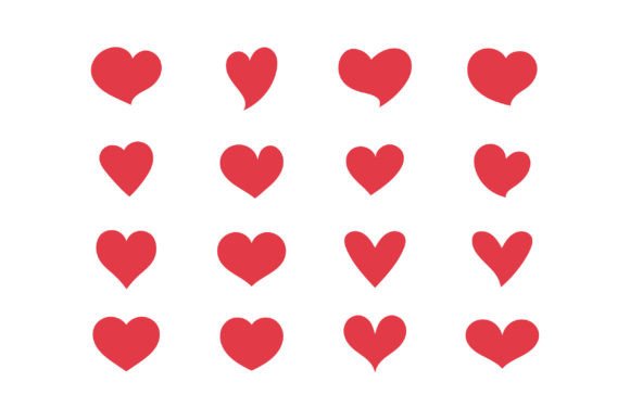 Love, Heart Red Color: A Design Asset for Passionate Projects