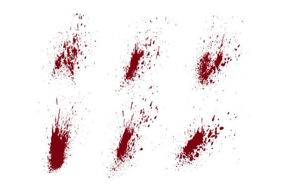Make a Bold Statement with Splatter Red Blood Background Art