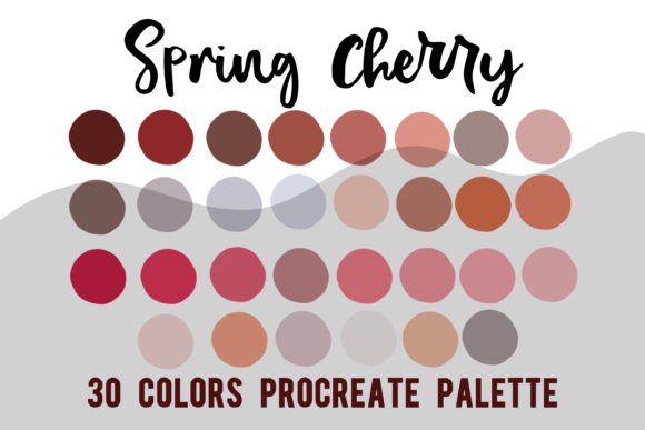 Procreate Color Palette Spring Cherry: Your All-in-One Digital Art Kit
