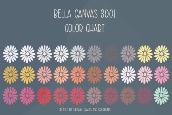 Simplify Your Customer Experience with the Bella Canvas T-shirt Color Chart Bundle