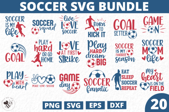 Soccer SVGs for Dynamic Creative Projects