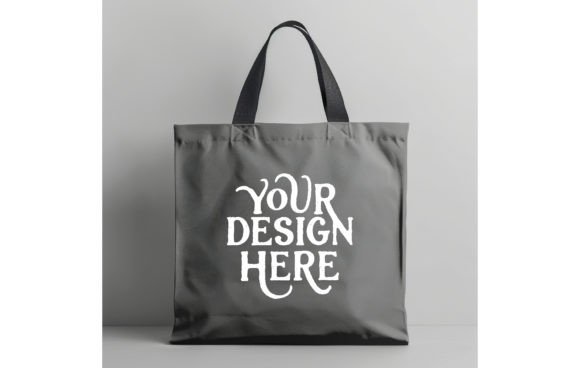 Tote Bag Grey Color Mockup 12: Your Go-To Design Showcase
