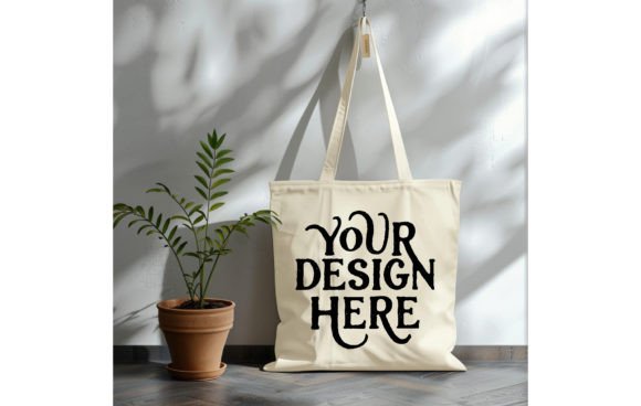 Tote Bag,ivory Color Mockup 9: Elevate Your Designs